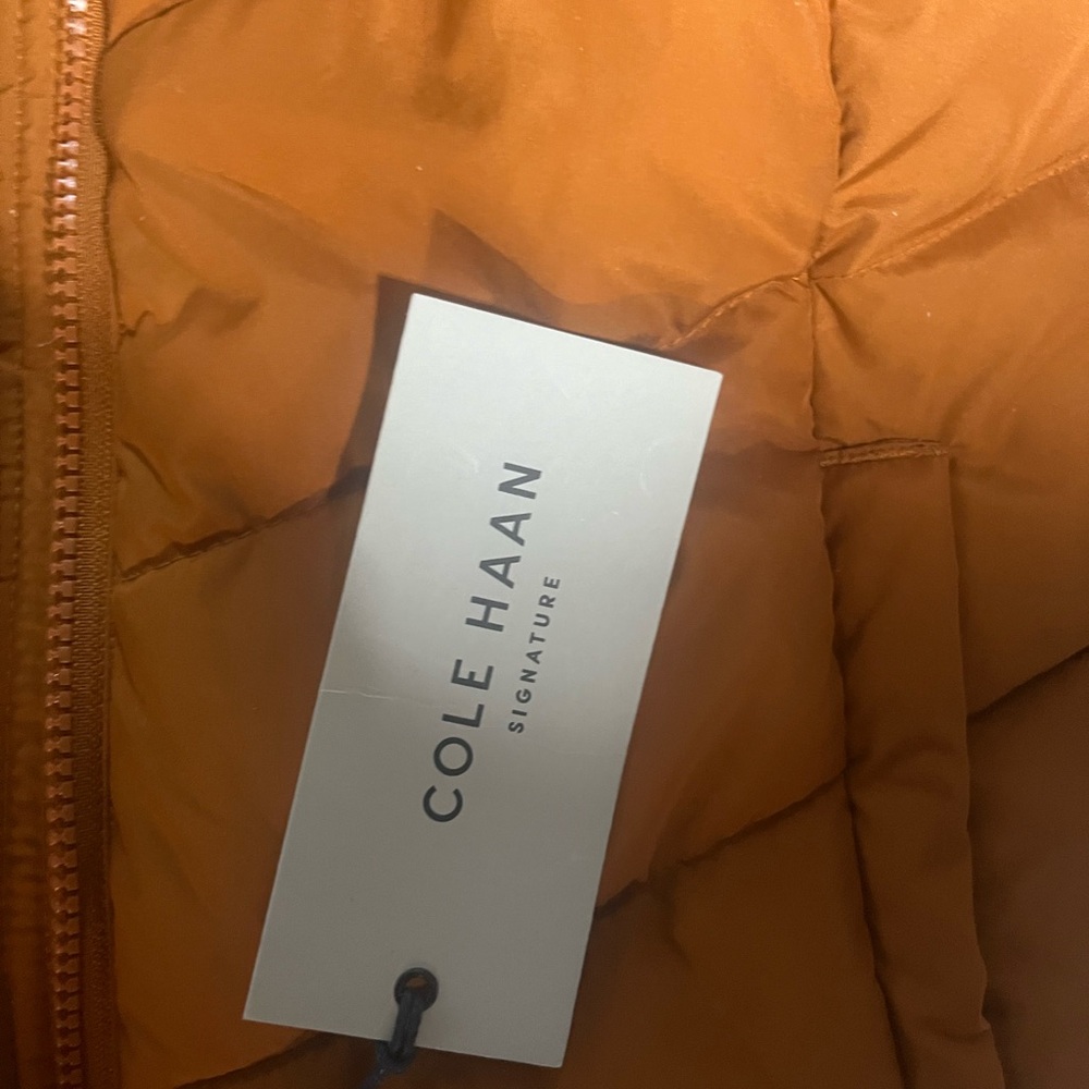 Cole Haan Signature Burnt Orange Vest - Picture 3 of 3